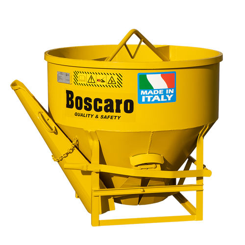 Конический ковш для подачи бетона - CL series - Boscaro s.r.l. - с открывающимся дном