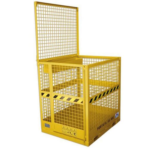 Подъемная платформа для установки на вилочном погрузчике - max. 400 kg, 1 000 x 1 000 x 2 100 mm | CRM series - Boscaro s.r.l.