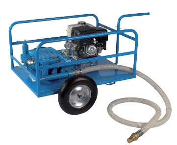Шламовый насос - 5 - 9 hp  - GEOMATECH SAS - с двигателем внутреннего сгорания / со стандартным заполнением / промышленный