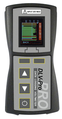 Регистратор данных напряжение - DLV-Pro | Battery Data-logging Voltmeter - Eagle Eye Power Solutions - USB / с экраном / для батареи
