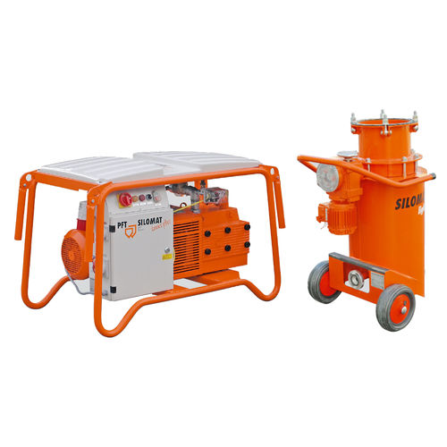 Мобильный пневматическая система транспортирования - SILOMAT trans plus series - Knauf PFT GmbH & Co. KG - для сухой штукаутрной смеси