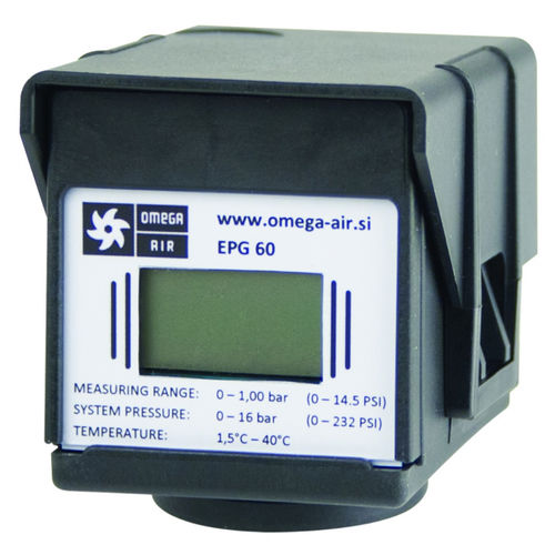 Манометр с дисплеем LCD - EPG 60 - OMEGA AIR d.o.o. Ljubljana - электронный / для воздуха / для пищевой промышленности