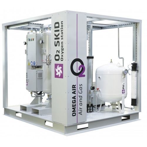 Промышленный генератор кислорода - O2 SKID - OMEGA AIR d.o.o. Ljubljana - PSA / в контейнере / на легкой тележке на катках
