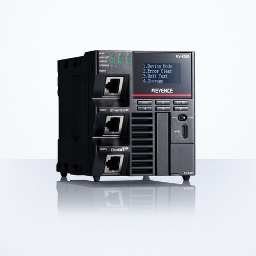 Встроенный программируемый логический контроллер - KV-X series - Keyence - 16 E / в сети Ethernet / встраиваемый