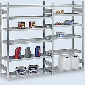 Стеллаж склад для хранения - max. 200 kg - Hofe Regalsysteme - модульный / регулируемый / для легких нагрузок