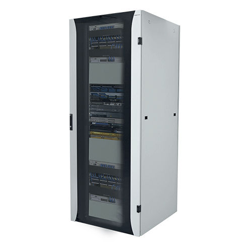 Защитный шкаф - CPN-X series - Alto Parana s.a. - напольный / со стеклянными дверцами / 19 дюймов