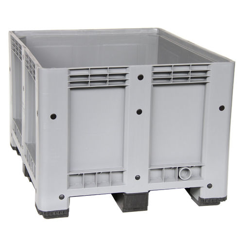 Ящичный поддон из ПЭНД - 1091C.300.554 - Arcawa GmbH - для сыпучих материалов / стекируемый с крышкой / для высокой нагрузки