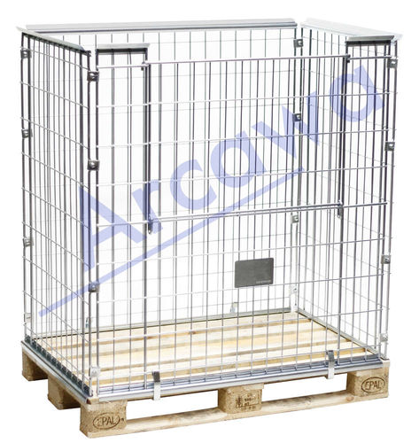 Складной поддон под паллеты - PA120815-1K12 - Arcawa GmbH - со сниженной перегруженностью / решетчатый