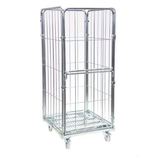 Многоцелевой контейнер на колесиках - MR070818-4S - Arcawa GmbH - 4 стенки / из металлической сетки