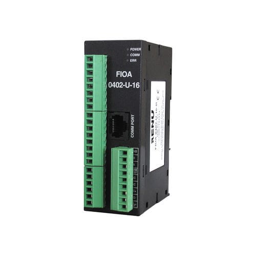Аналоговый модуль входа/выхода - FIOA-0402-U-16-B - Renu Electronics GmbH - RJ45 / ModBUS RTU / RS-485