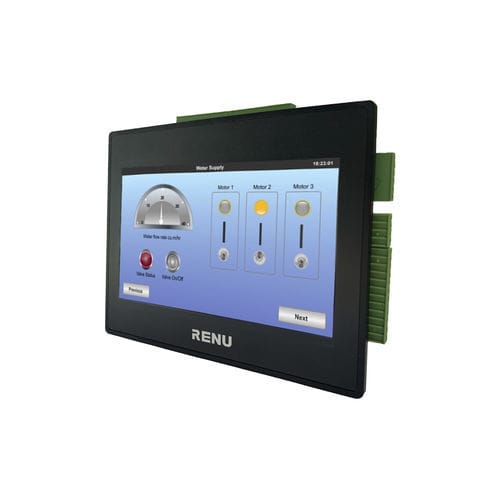 HMI с входом/выходом - FP2070TN-LE2016RP-A0402U - Renu Electronics GmbH - с резистивным сенсорным экраном / встраиваемый / 800x480