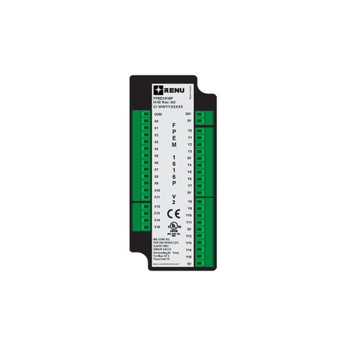 Цифровой модуль входа/выхода - FPEM-1616P-V2 - Renu Electronics GmbH - RS-485 / 16 цифровых входов / 16 выходов типа PNP