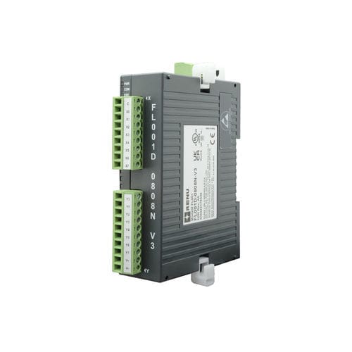 Модуль входа/выхода 8 цифровых входов - FL001D-0808N-V3 - Renu Electronics GmbH - цифровой / ModBUS RTU / RS485