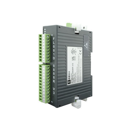Модуль входа/выхода 8 цифровых входов - FL001D-0808R-V3 - Renu Electronics GmbH - цифровой / ModBUS RTU / RS485