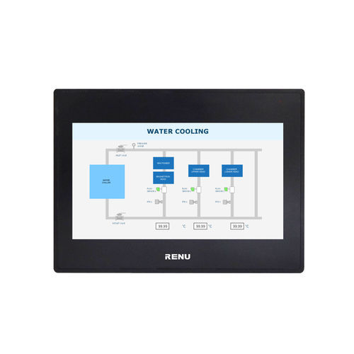 HMI с поддержкой USB - FP2070T-V2 - Renu Electronics GmbH - с резистивным сенсорным экраном / встраиваемый / 800x480
