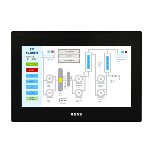 Передовой HMI - FP4101TN - Renu Electronics GmbH - с резистивным сенсорным экраном / встраиваемый / 1024x600