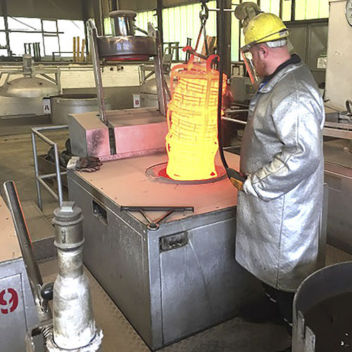 Кипящий слой для термообработки - up to 1050 °C - SCHWING Technologies GmbH - карбонизация / для азотирования / сквозная