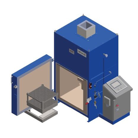 Печь с камерой - COMPACTCLEAN - SCHWING Technologies GmbH - для пиролиза / термическая / для очистки