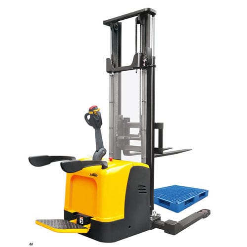 Электрический штабелер - CTDK15 - NINGBO RUYI JOINT STOCK CO., LTD - с платформой для оператора / со «стоячим» водителем / 24 В