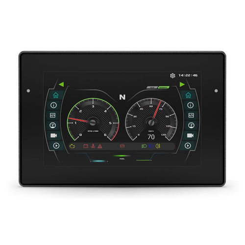 HMI с емкостным сенсорным экраном - OPUS B4e - Topcon Electronics GmbH & Co. KG - встраиваемый / малогабаритный / 800x480