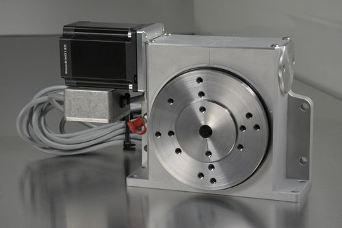 Роторный стол с двигателем - RounDINO 120 - CNC-STEP GmbH & Co. KG - горизонтальный / вертикальный / для фрезерования