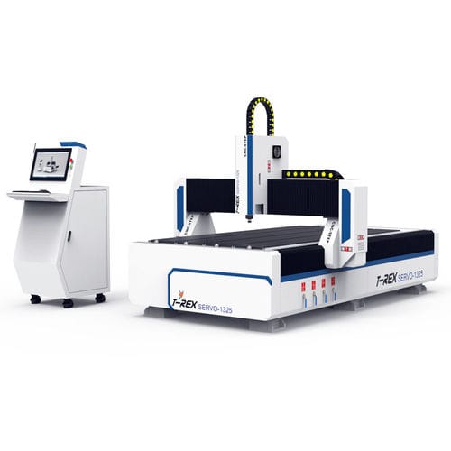 Фрезерный станок с ЧПУ с рамой - T-Rex Servo-1325 - CNC-STEP GmbH & Co. KG - 3 оси / вертикальный / для цветных металлов