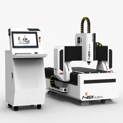 Фрезерный станок с ЧПУ 3 оси - T-Rex N-0615 - CNC-STEP GmbH & Co. KG - вертикальный / для дерева / с рамой
