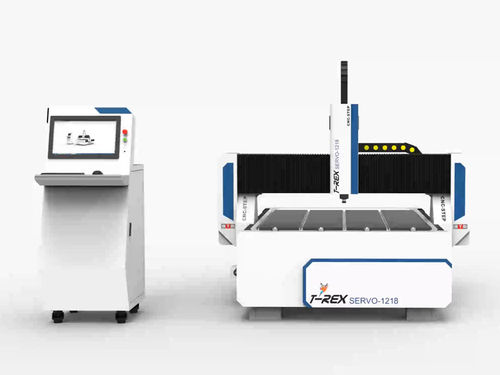 Фрезерный станок с ЧПУ 3 оси - T-Rex Servo-1218 - CNC-STEP GmbH & Co. KG - вертикальный / для дерева / для композитов