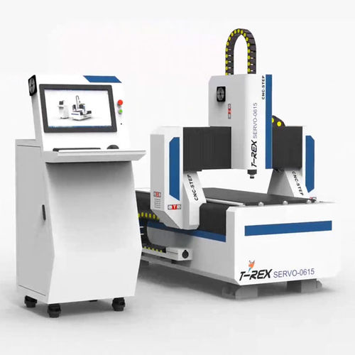 Фрезерный станок с ЧПУ 3 оси - T-Rex Servo-0615 - CNC-STEP GmbH & Co. KG - вертикальный / для дерева / для композитов