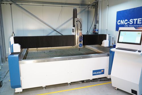 Станок для резки струей воды - HPC-3015 - CNC-STEP GmbH & Co. KG - для металла / для профилей / ЧПУ