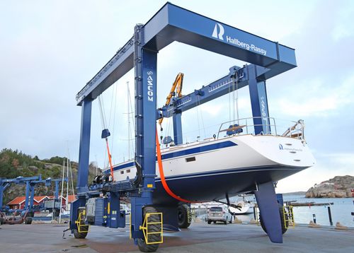 Самоходный козловой кран - BHT 85 - Ascom SpA - для использования на морских судах