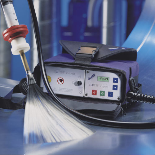 Детектор пористости для покрытия - ISOTEST® inspect 8.0/35 - ELMED Dr. Ing. Mense GmbH - с щеткой / переносной / ЖК-дисплей