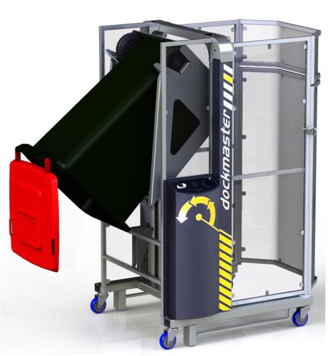Опрокидыватель для мусорного контейнера - 80 - 240 l, max. 700 mm | Dockmaster - Simpro Handling Equipment