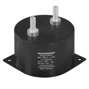 Пленочный конденсатор - E53/E55 - ELECTRONICON Kondensatoren - цилиндрический / завинчивающийся / слабая индуктивность