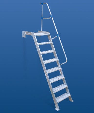 Фиксированная стремянка - 10200 series - European Special Ladders, S.A. (ESLA) - из алюминия