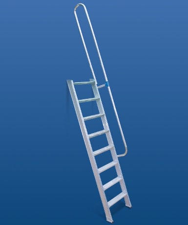 Выдвижная лестница из алюминия - 10601 series - European Special Ladders, S.A. (ESLA) - подвижная / с кринолином