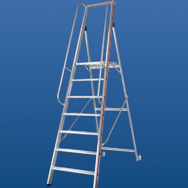 Переносная стремянка - 8081 series - European Special Ladders, S.A. (ESLA) - из алюминия
