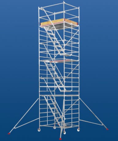 Переносная вышка-тура - 6576 series - European Special Ladders, S.A. (ESLA) - для фасада / модульная / с лестницами