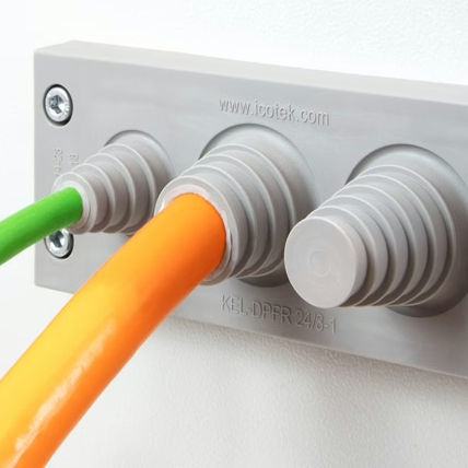 Пластина кабельного ввода IP54 - KEL-DPFR series - icotek GmbH & Co. KG - IP65 / IP66 / IP64