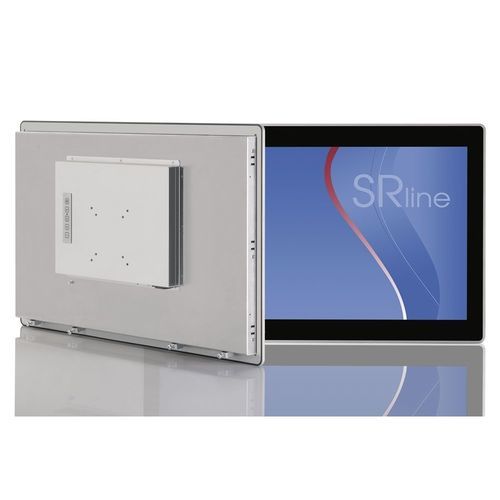 Монитор с мультисенсорным экраном - P-FLAT 22/FHD - SR SYSTEM-ELEKTRONIK GmbH - промышленный / 21,5" / 1920x1080