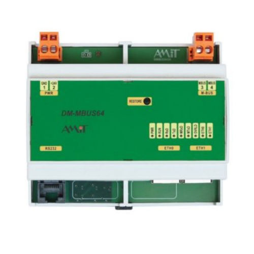 Преобразователь протокола - DM-MBUS64 - AMiT, spol. s r.o. - Ethernet / RS232 / M-Bus