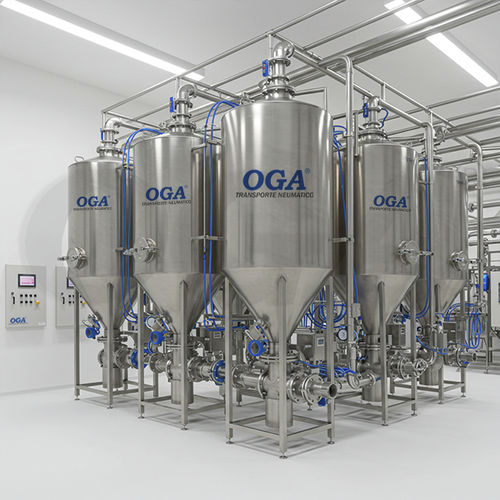 Пневматическая система транспортирования непрерывного действия - OGA SISTEMVAC - для порошка / для погрузно-разгрузочных работ / для абразивного материала