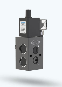 Пневматический распределитель с заслонкой - DCP-1RJ23T070 - UFLOW AUTOMATION - с контролируемым приводом / 3/2 каналов / 5/2 канала