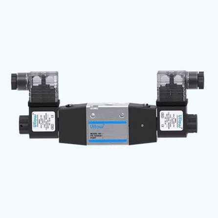 Пневматический распределитель с выдвижным ящиком - DCS-E series - UFLOW AUTOMATION - с пневматическим приводом / 5/2 канала / из алюминия