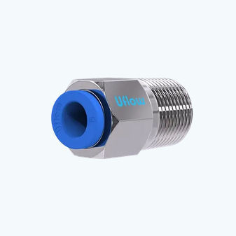 Пневматический фитинг - VO-30 series - UFLOW AUTOMATION - вставной / резьбовой / из металла
