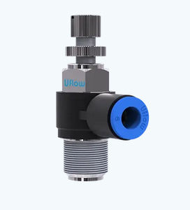 Пневматический фитинг - VF-55 series - UFLOW AUTOMATION - резьбовой / Т-образный / из латуни