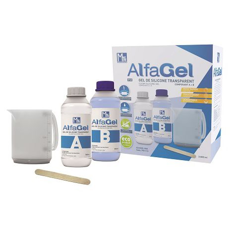 Силиконовый гель - ALFAGEL - MECATRACTION - для электроники / двухкомпонентный