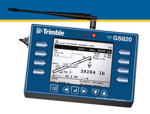 Индикатор нагрузки - GS820 - Trimble - LED / для установки на панель / для подъемного крана