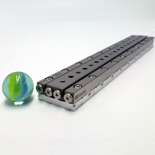 Линейный координатный стол - SLC-24150 - SmarAct GmbH - пьезоэлектрический / 1 ось / высокой точности