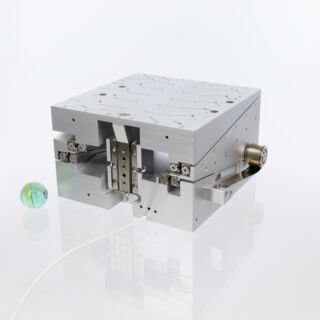 Координатный стол высокая нагрузка - CHS-9257-1D-15 - SmarAct GmbH - линейный / пьезоэлектрический / с длинным ходом